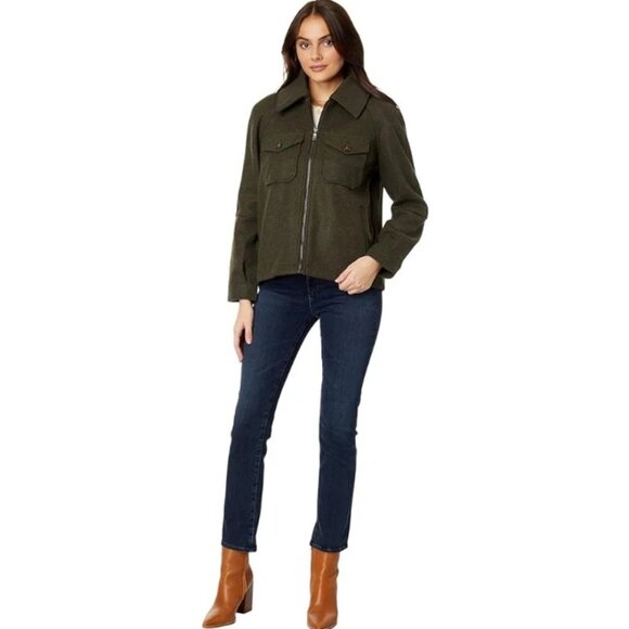 AVEC LES FILLES Women's Relaxed Zip Front Jacket Sz Small - Picture 7 of 8